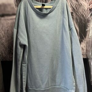 Velocity Women's Scoopneck Crew in Pale Blue